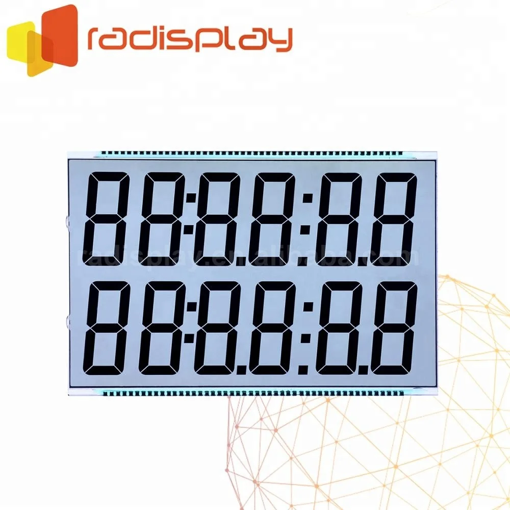 
Rohs Fuel Dispenser 2 Rows Of 6 Digits Segment Lcd Display 