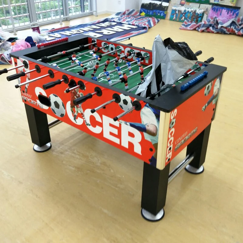 electronic foosball table with electronic scoring