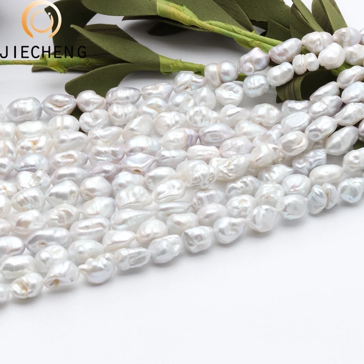 8-9mm grey genuine freshwater irregular shape pearl natural baroque pearl for making jewelry