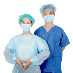 Short Sleeves Disposable  Medical Scrub Suits Doctor Clothes Nurse  Uniform Hospital