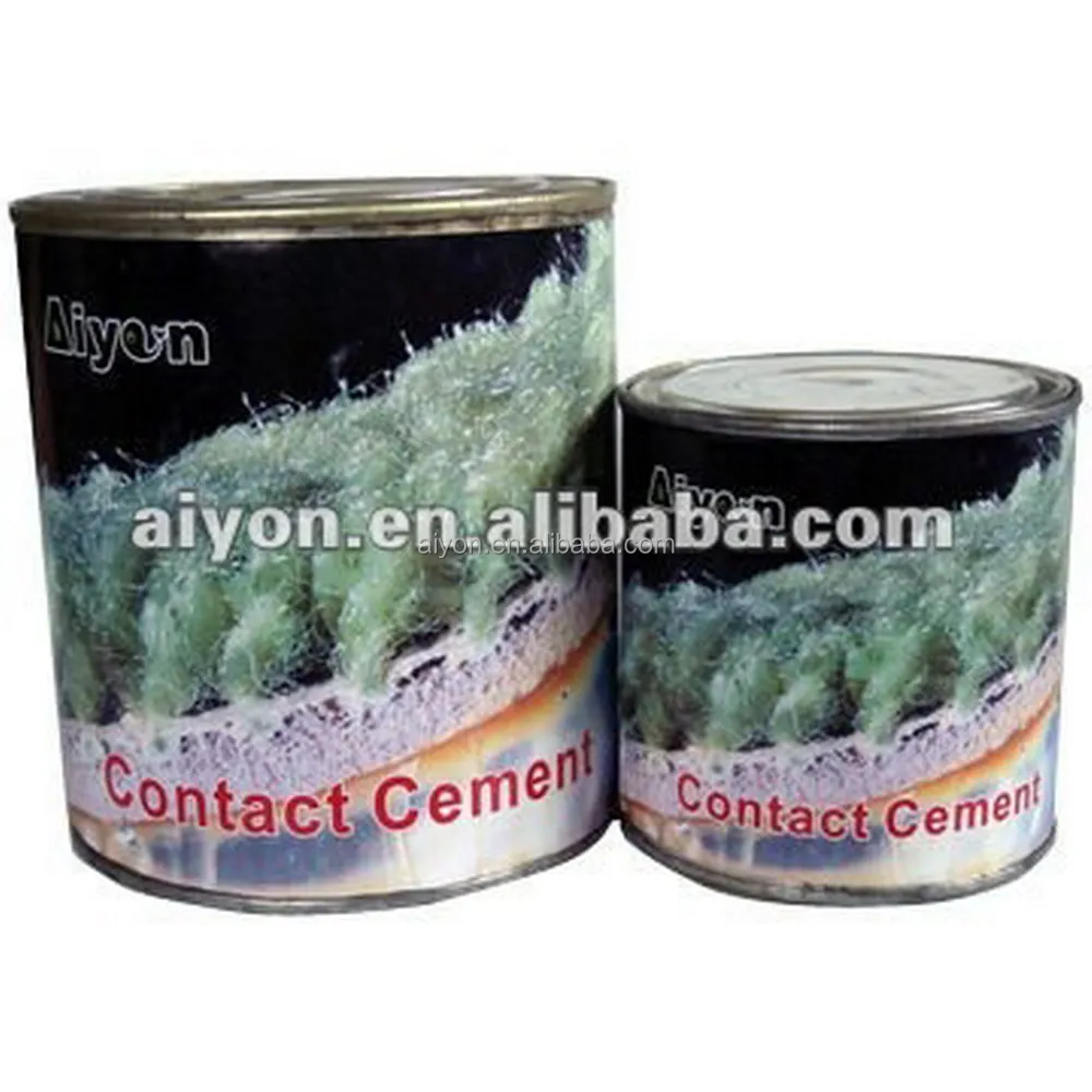 aluminum tube and canned contact cement, chloroprene rubber glue