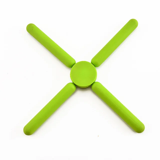 High Quality Foldable Silicone Mat Resistance Multipurpose Silicone Holder Silicone Trivet Pot Rack