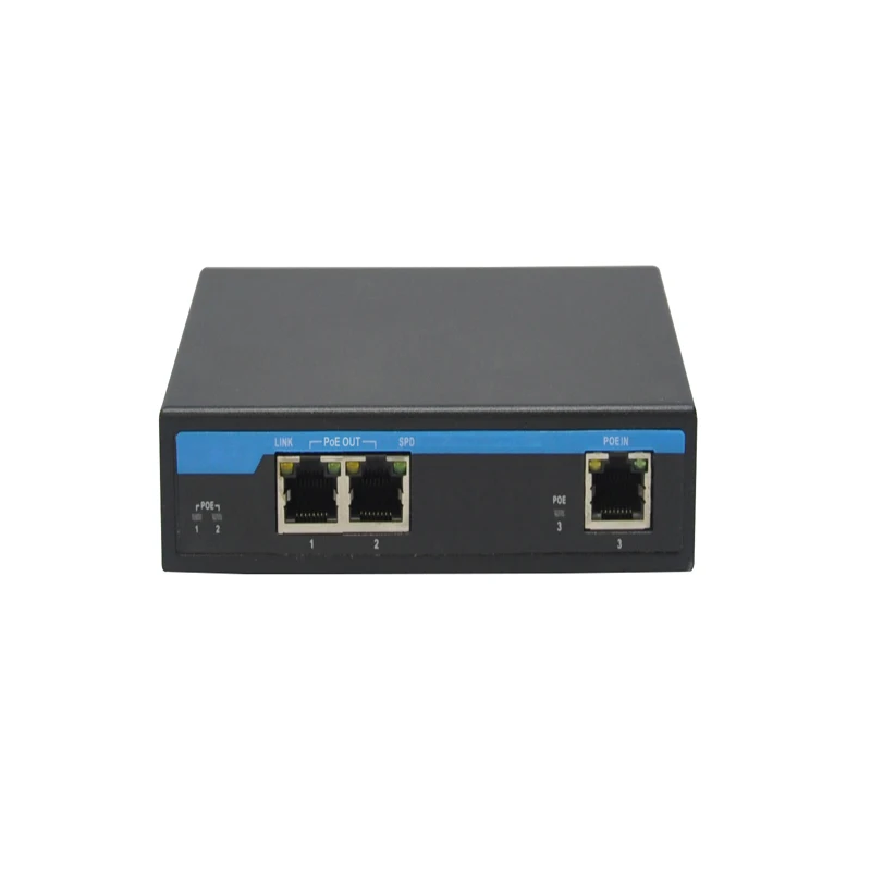 60 Вт 2 порт gigabit poe питанием ethernet Экстендер для poe оборудование