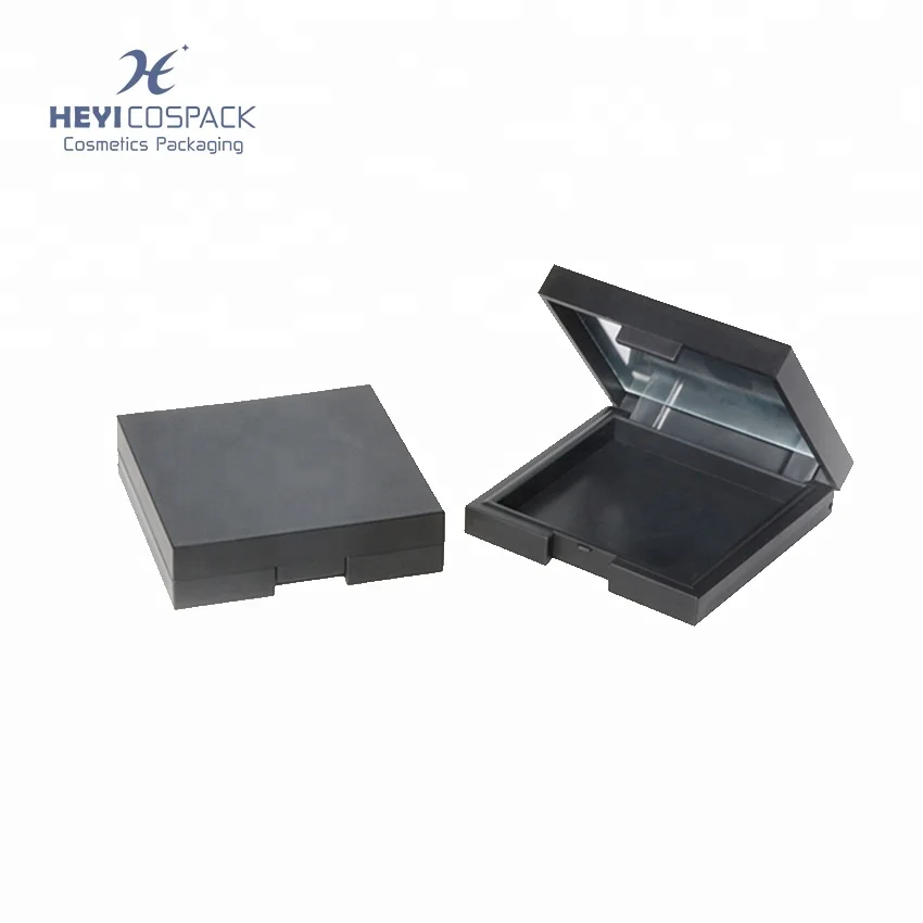 Классический квадратный порошок пластиковый контейнер пустые компактный корпус для продажи