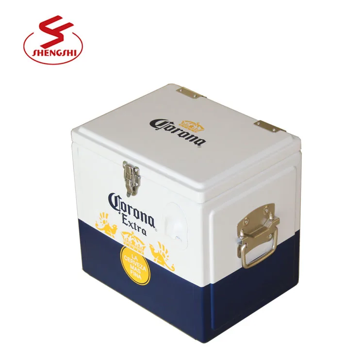 15 liters Metal coolers manufacture corona extra ice cooler box ice chest
