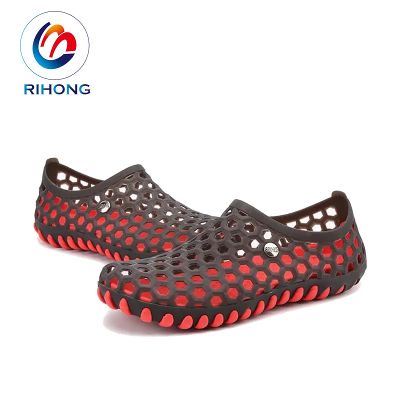 Cheap Wholesale Popular Injection Hole Pvc Plastic Clog for Man