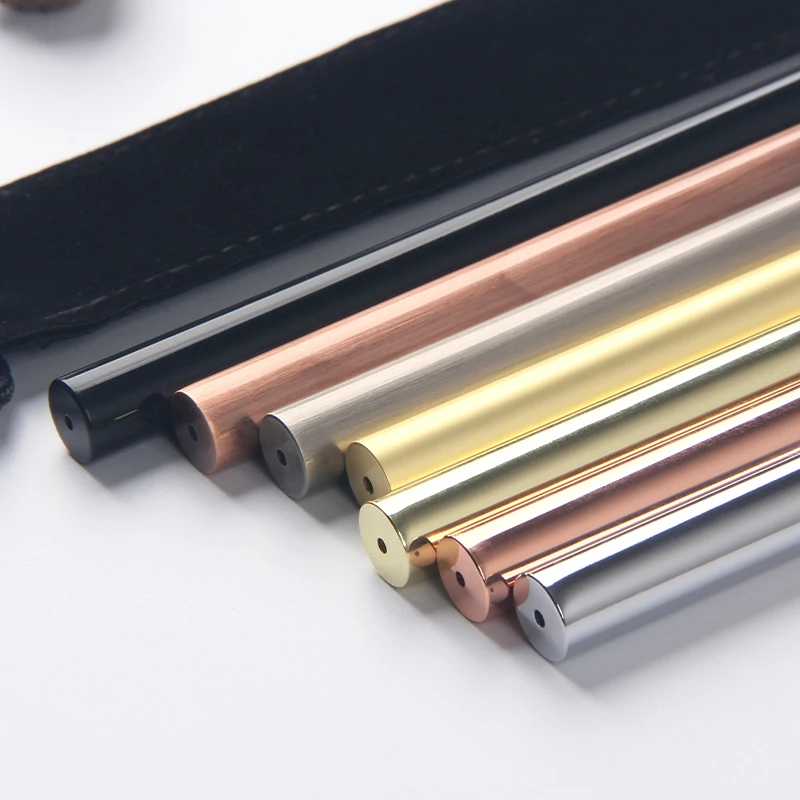 Custom Logo Copper material Metal pen office school stationery Gift Luxury Brass pen hotel ballpoint pens