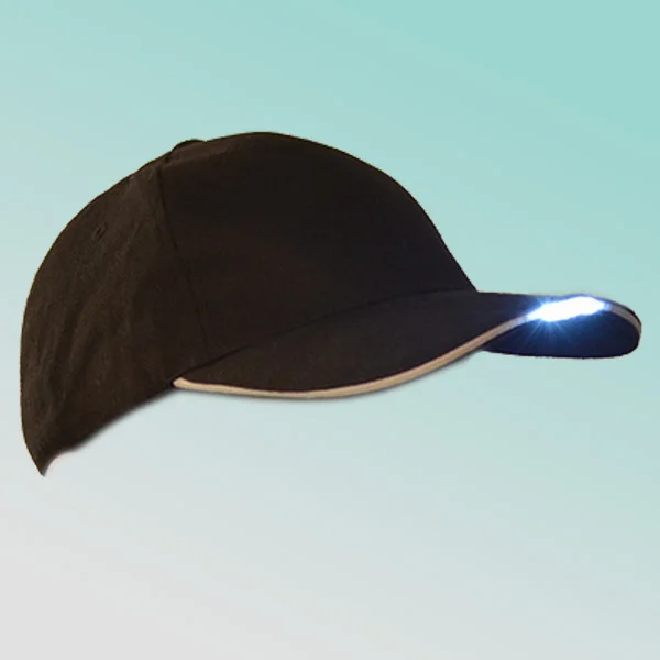 CE flashing 5 led cap light with white led to illuminate