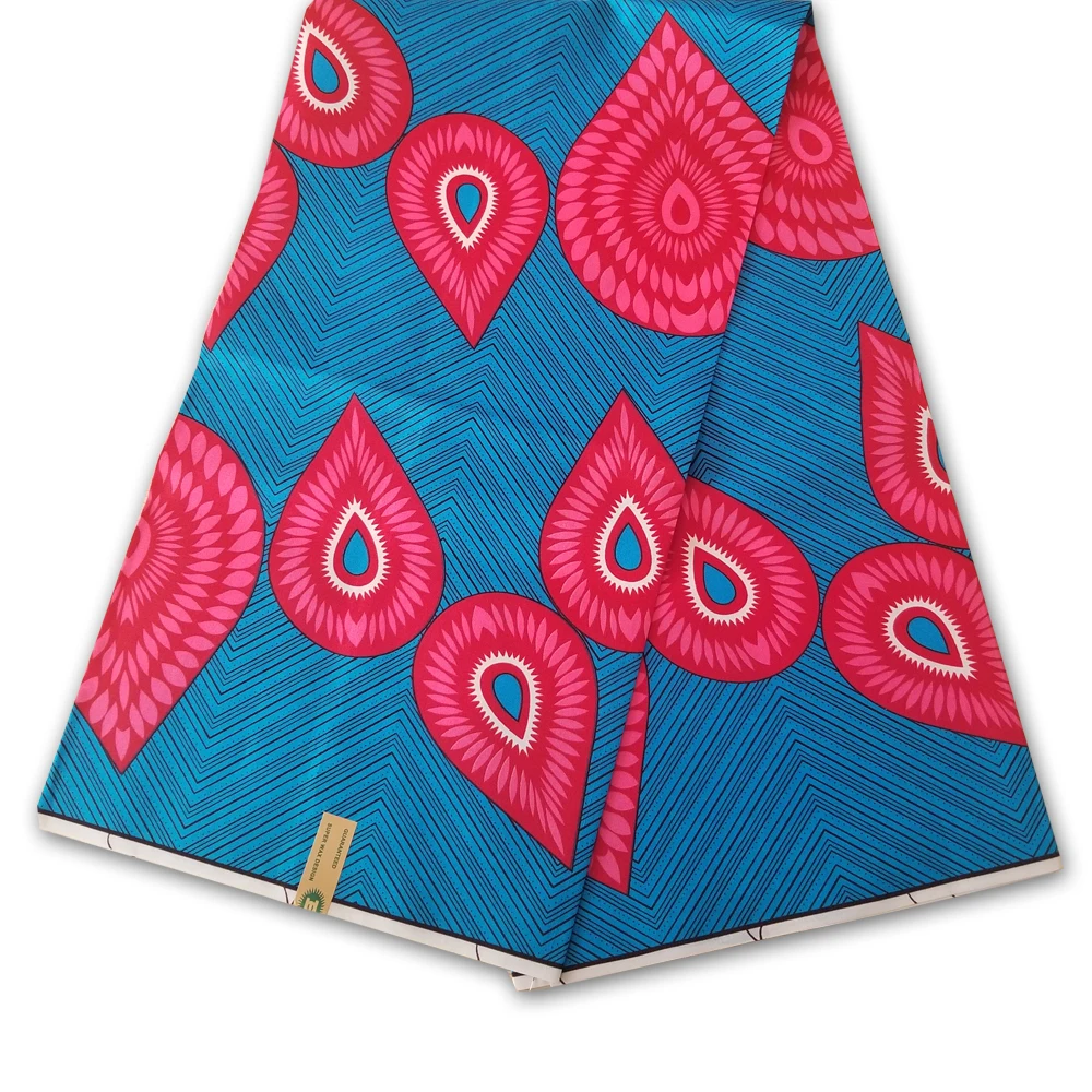 
Polyester wax print fabric African wax prints 