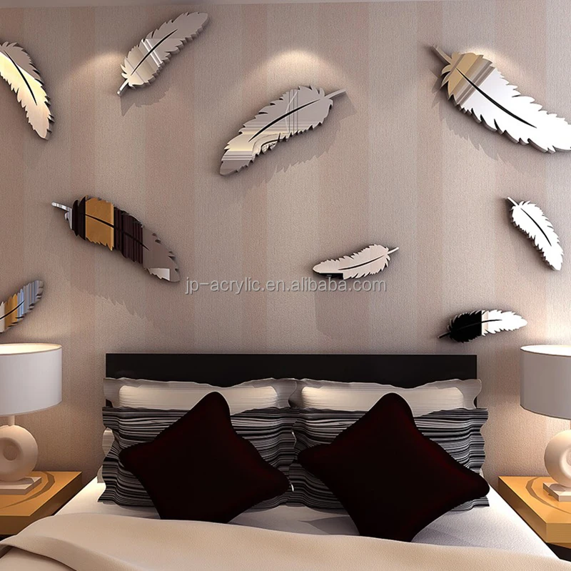 Hot Selling Home Decoration Acrylic Mirror 3D Wall Sticker