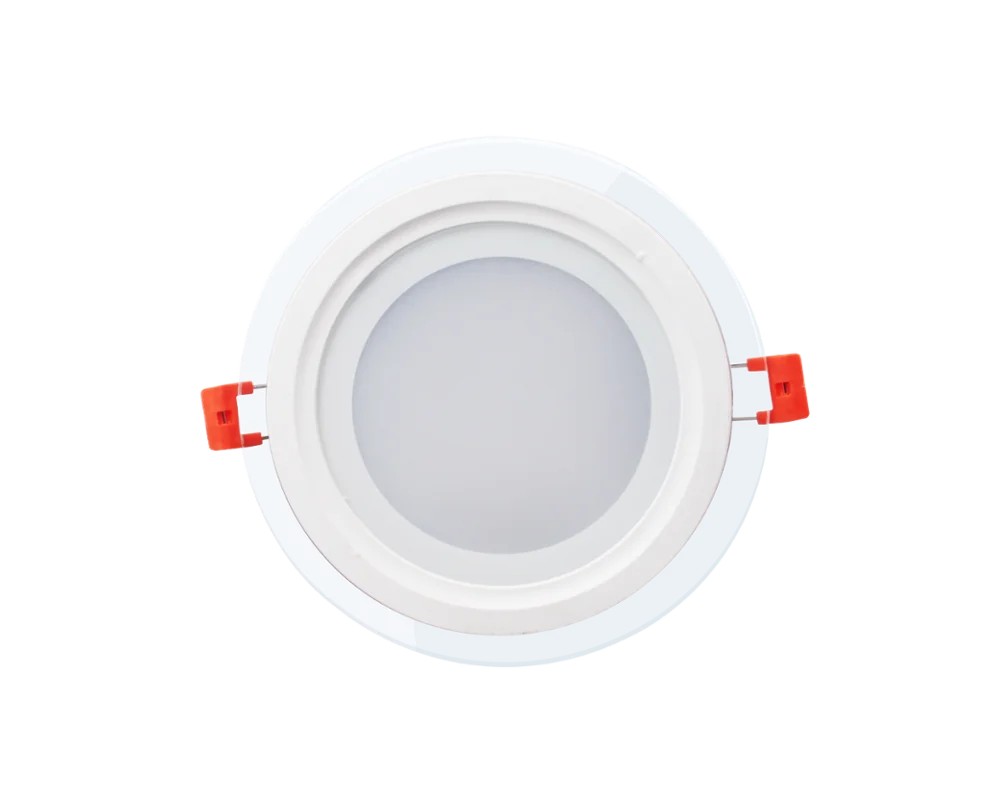 12W RGBW Round LED Panel Light Intelligent Bluetooth APP Glass Panel Light RGB