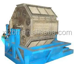 Rotary 8 Plates Rotating Fruit Tray Paper Pulp Forming Machine High Speed Machine 2800pcs/h