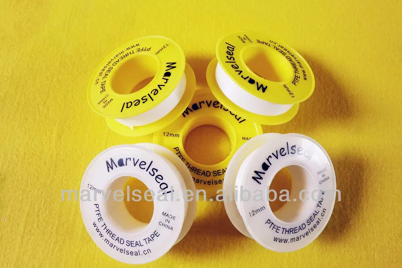 Hot selling ptfe thread seal tape with low price Cinta de ptfe de 0,1mm de grosor para sellado white