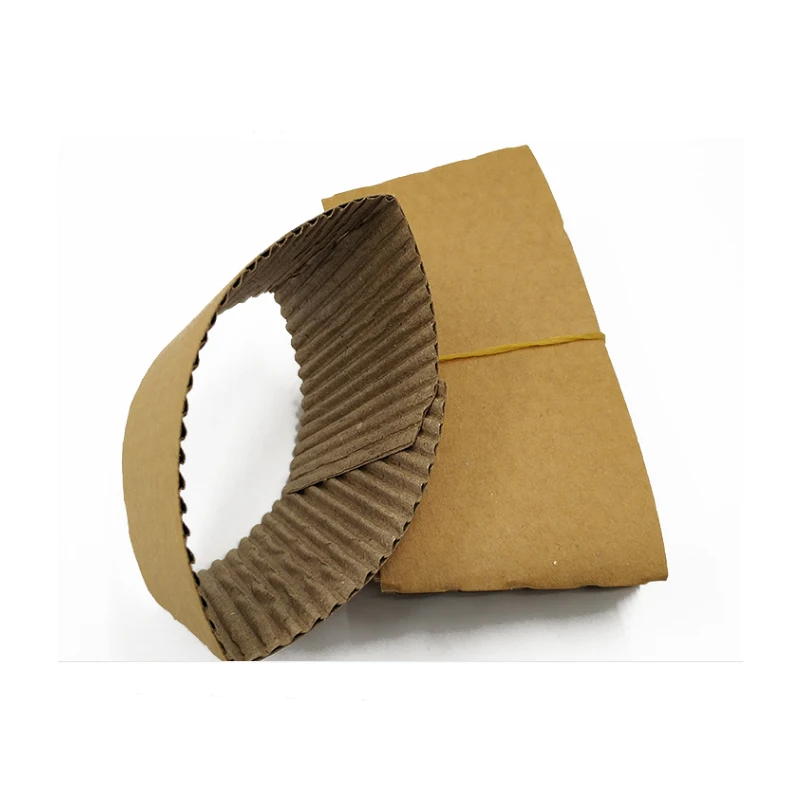 Eco-friendly recyclable customized LOGO printed coffee paper cup  sleeves