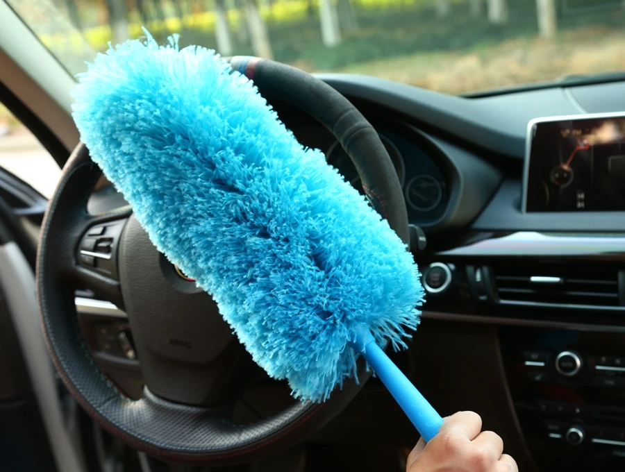 Magic Cleaning Microfiber Flexible Fluffy Car Feather Duster