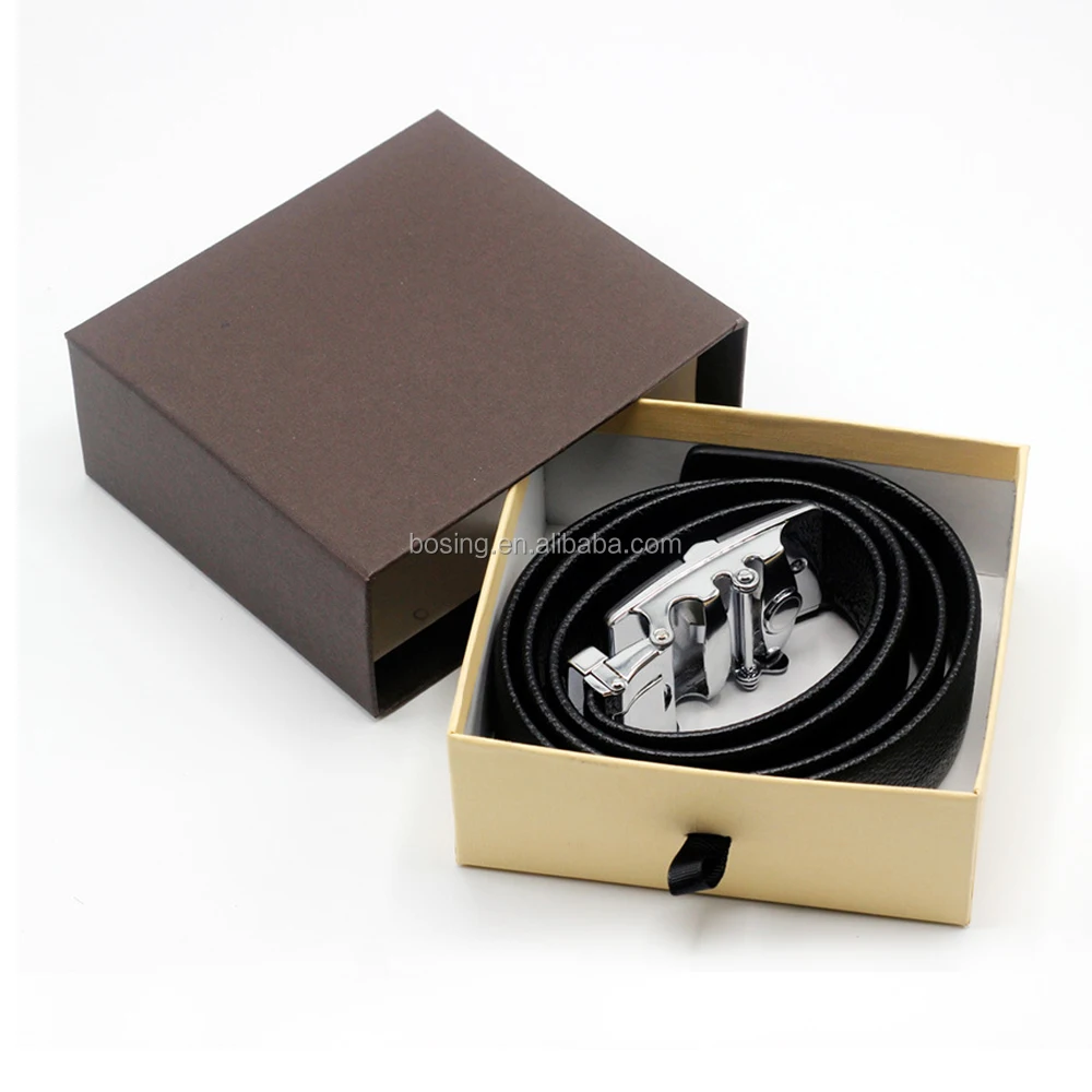 Wholesale Cheap Gift Packaging Belt Box Luxury Custom Printed Drawer Cardboard Paper Belt Box