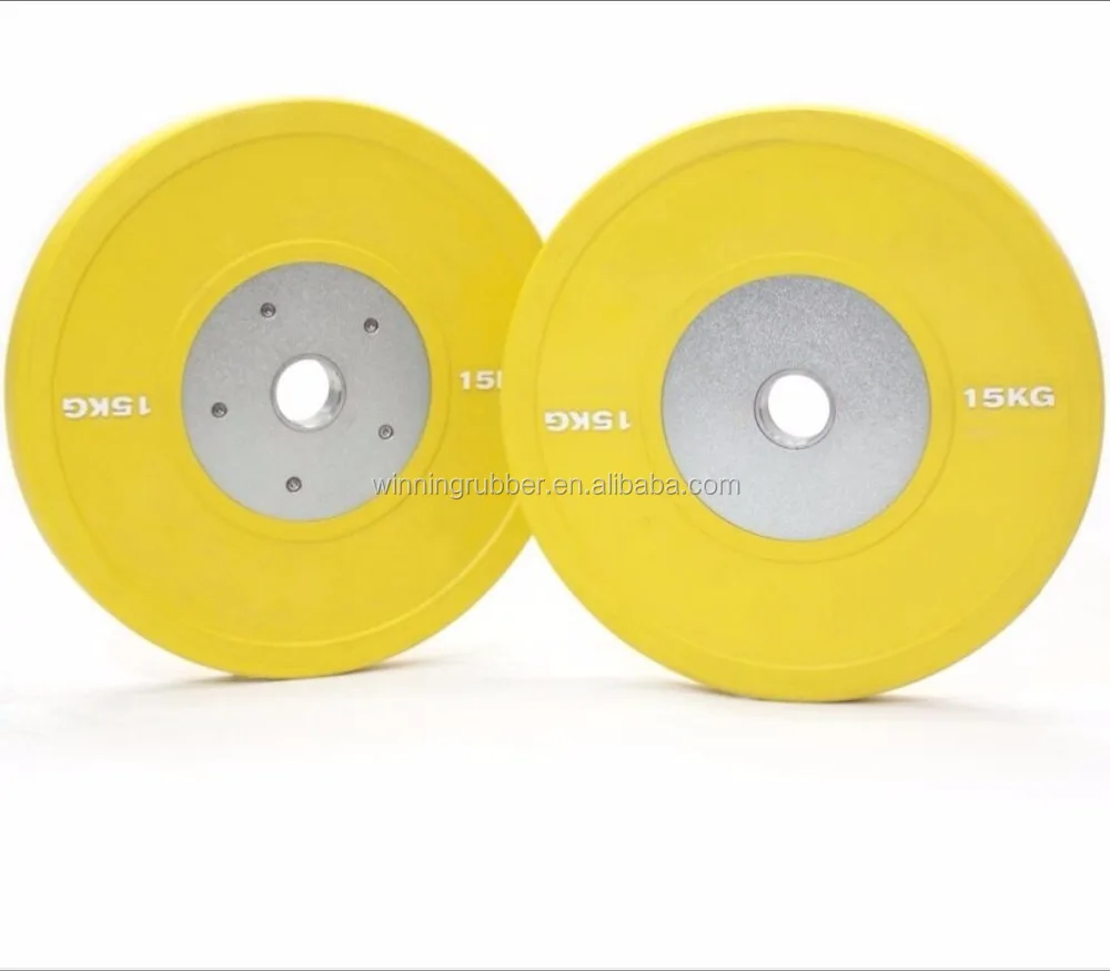 Прочный резиновый бампер для соревнований, Элитная пластина для тяжелой атлетики