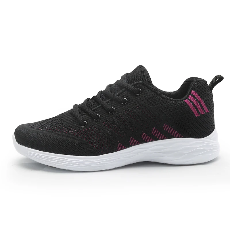 Factory Custom Sneaker Manufactures Running Sport Shoes For Women,Running Knit Sneakers Women Sports Shoes