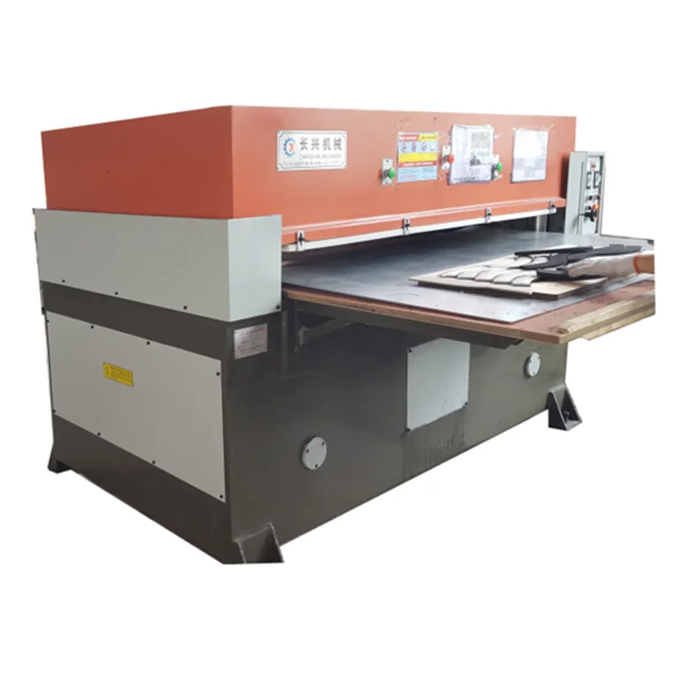 Hydraulic 4-Column Plane Fabric Die Cutting Press Shoe Making Machine