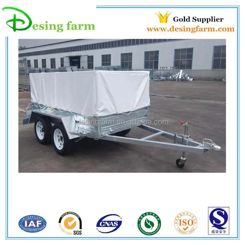 Fully Welded Hot Dip Galvanized 9x5 Trailer with Cage for Australia,Newzealand