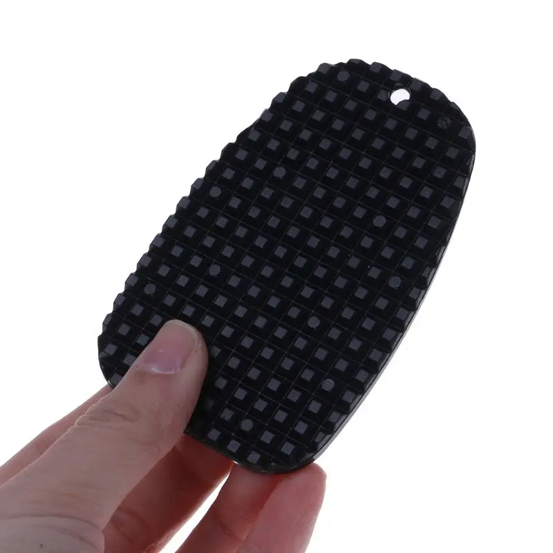 
Бесплатная доставка, черная универсальная пластиковая боковая подставка для мотоцикла, подставка для мотоцикла, велосипеда, нескользящая пластина, боковой удлинитель, поддержка подставки для ног 