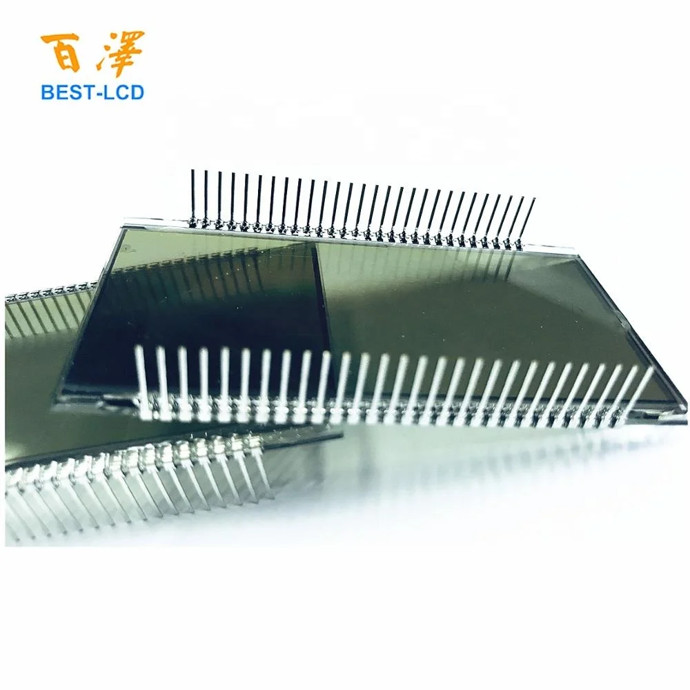 Custom size 56 Pin 6 Digits 7 segments HTN Positive LCD Display For Fuel Dispenser/Gas Station/ Petrol Pump/Oil Machine