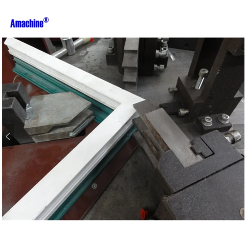 
Automatic Single Corner Crimping Machine/ Semiautomatic One Head Aluminum Window Frame Combining Section 