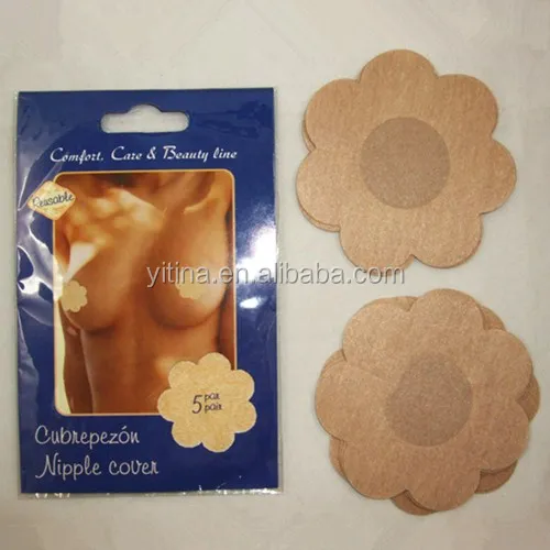 
Wholesale one-off breast nipple pasties #ONC003 non-woven fabric women nipple cover 