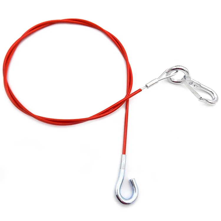 2.5mm tension hoists capstan wire rope winch cable with strength hook