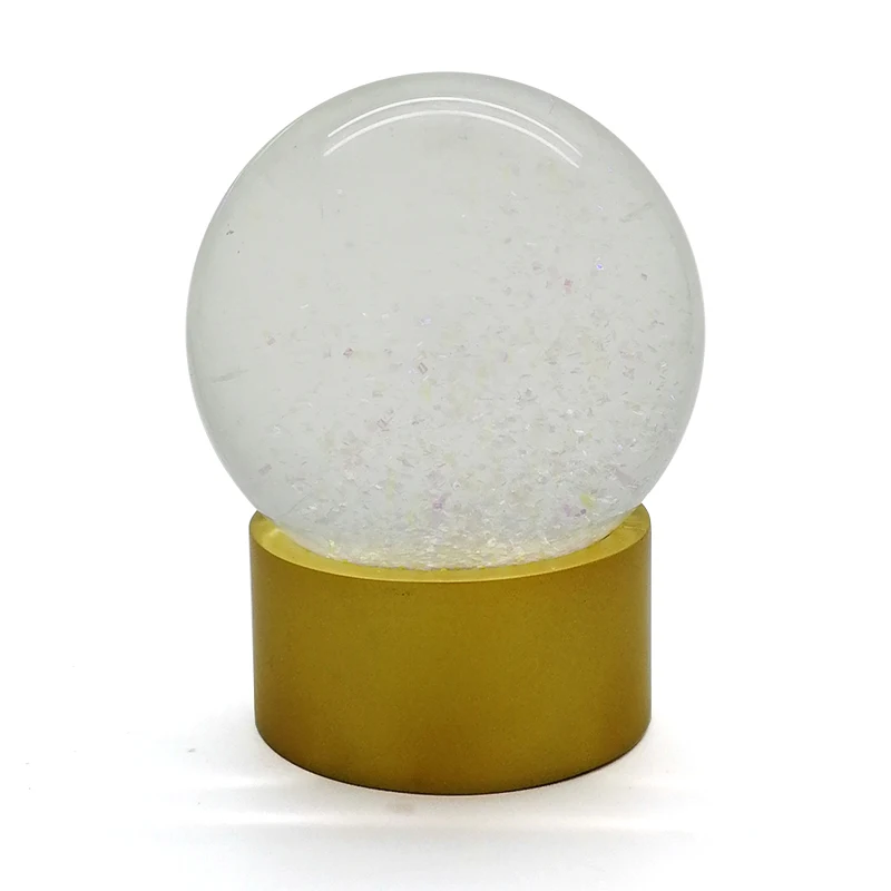 
Custom made cheap reisn/plastic diy empty snow globe kit 