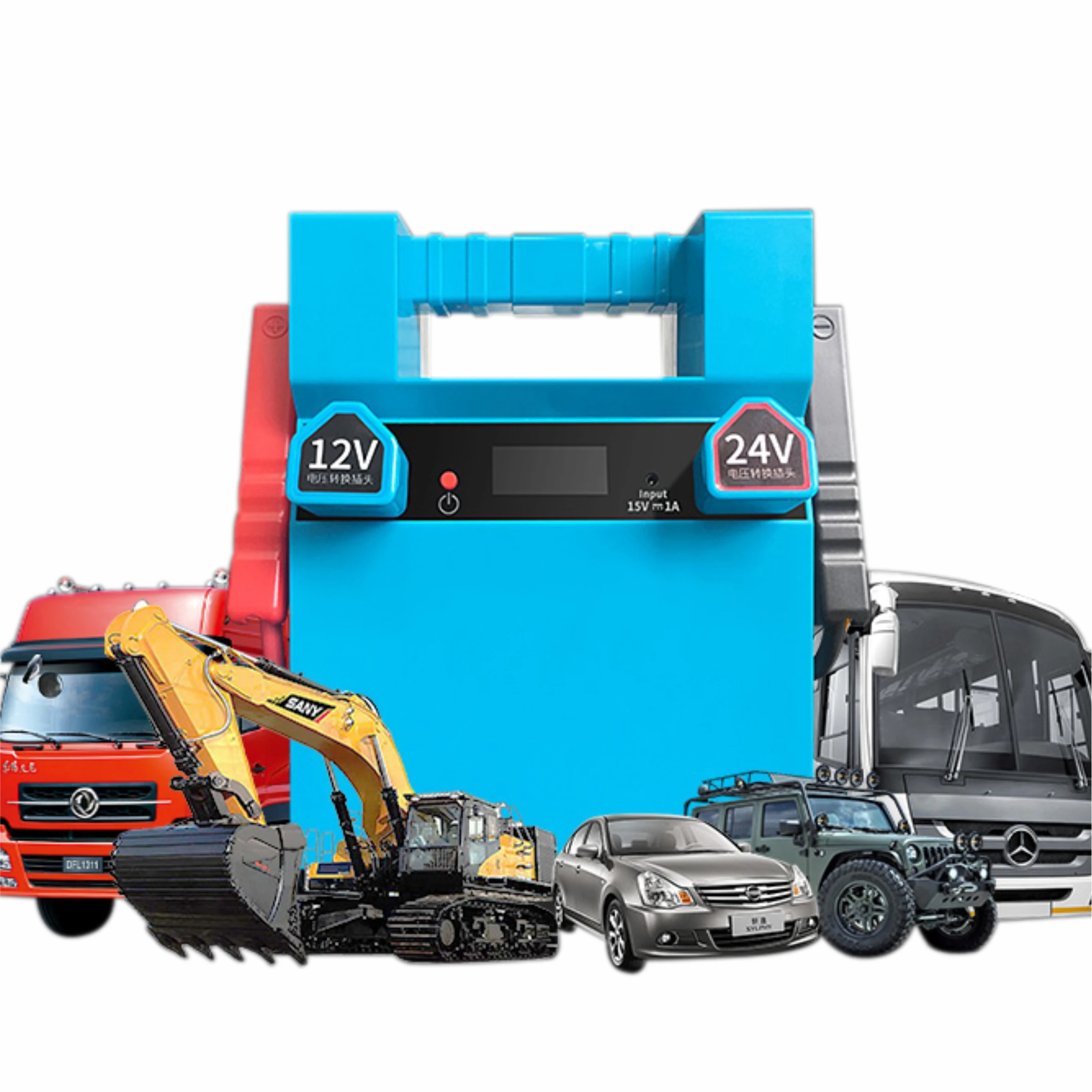 Заводское пусковое устройство большой емкости 80000 мАч 60000 мАч 24 В для тяжелых грузовиков пусковое устройство бустер стартер для экскаватора автомобильное пусковое устройство