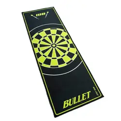 Free shipping for 1pc MOQ waterproof indoor logo customized dart floor mat for club