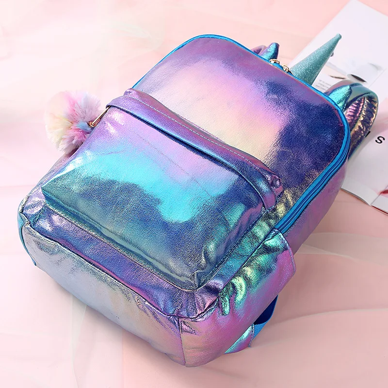 
Rainbow Pu Unicorn Teens Backpack School Bags with Unicorn Wholesale School Bags for Girls Backpack to Girls Backpacks Bag 