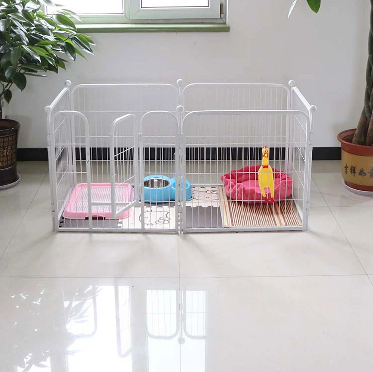New pet dog play pen / 6 panels fence small puppy exercise playpen