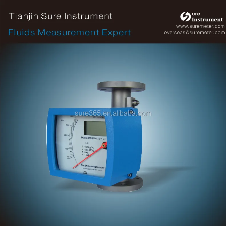
low cost digital display metal tube rotameter/flow meter made in china 