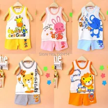Retail Baby clothing set, t-shirts girls boys t shirt+pants undershirt Shorts,kids pajama set,Children t shirts 2014 new summer