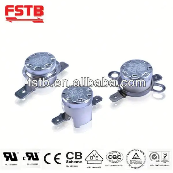 FSTB KSD301 thermostat 250v/10a thermo fuse for hair dryer