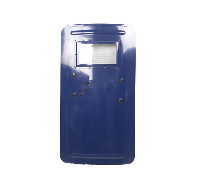 Tactical blue aluminum lightweight riot shield
