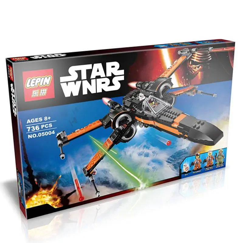 1set Building Blocks Super Heroes The Awakens Star Wars First Order Poe s X Wing Star