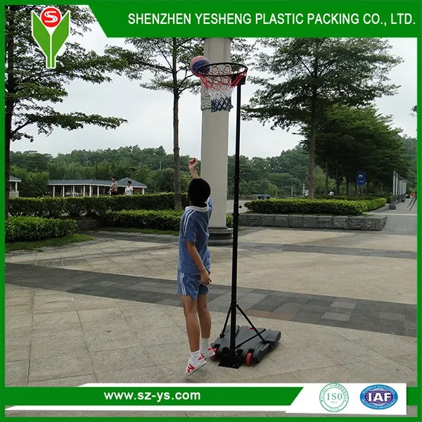 Plastic Height Adjustable Basketball Stand without Backboard