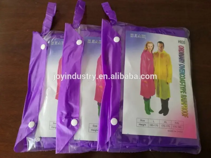 pvc customs poncho ,rain poncho,promotion cheap EVA raincoat