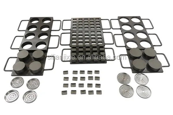 Cosmetic powder compaction mold aluminum plate mold eye shadow powder molding mold