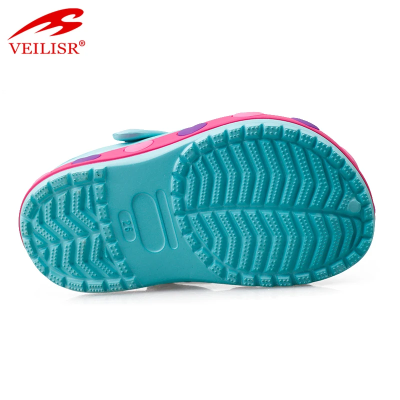 Most popular children beach EVA sandals garden shoes kids clogs