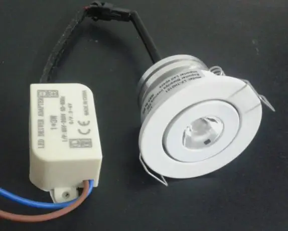 100-277V low price 3w 50mm diameter adjustable  mini cob  led downlight for cabinet