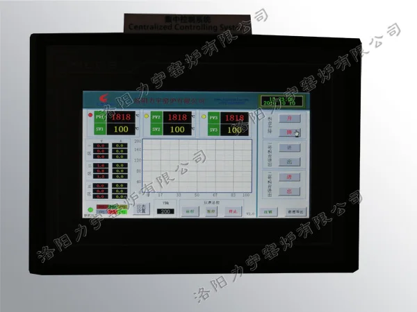 High-temperature mini glass tempering furnace / Touch screen double bell oven