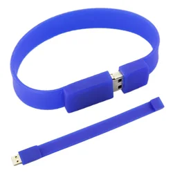 High Speed Wristband Bracelet USB Flash Memory Drives 8GB 16GB 32GB Silicone Pendrive Flash Drive