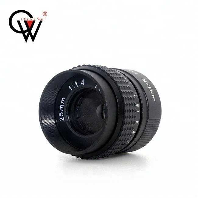 Объектив с фиксированным фокусом 25 мм 1 / 2 дюйма C-Port объектив промышленной камеры