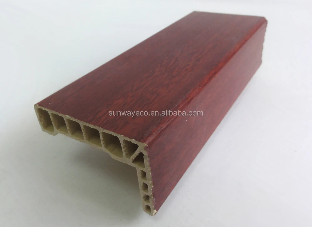PVC overlaid MDF wrapping profile---door frame