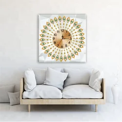 Сделай Сам продукт Современное украшение 55*55 см Кристалл алмазная живопись часы для комнаты