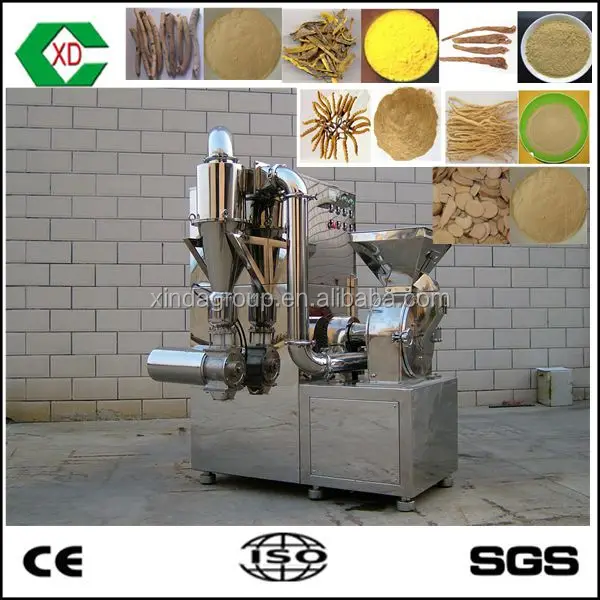 Air Culling Sieveless Chinese Herbal Powder Crusher